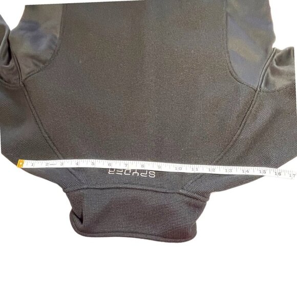 Spyder Stellar Men's Full Zip Sweater Black Size SMALL Textured Fabric - Picture 13 of 14